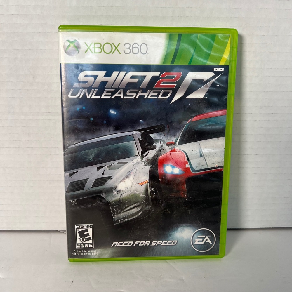 Shift 2 Unleashed Need for Speed Xbox 360 Racing Game EA Sports 2011 NTSC